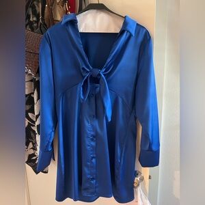 Zara blue dress